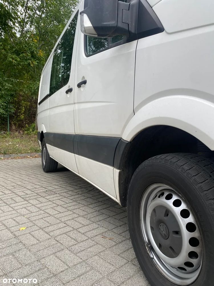 Volkswagen Crafter 2.0 Tdi 136KM Klima Brygadowka Doka 6 osobowa  2016 Zadbany - 7