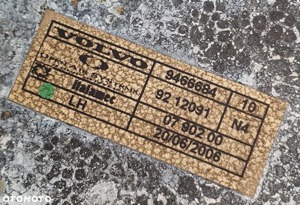 RYGIEL BLOKADA DACHU VOLVO C70 II 9212171K 9466684 9212091 - 3