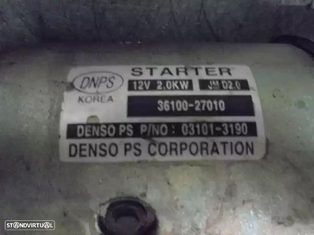 MOTOR ARRANQUE KIA SPORTAGE 2012 -36100-27010 - 4