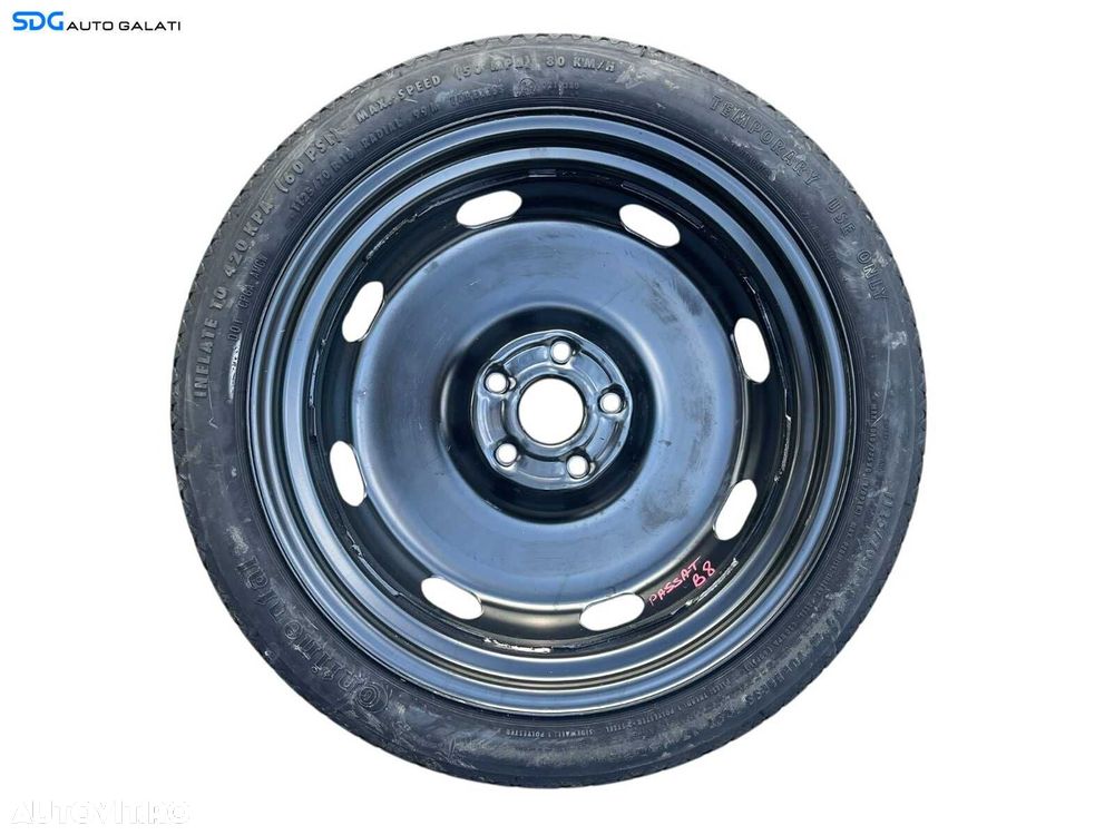 Roata Janta Rezerva Slim T 125 70 18 R18 Seat Altea 2011 - 2015 Cod 1K0601027AP [B4210] - 4