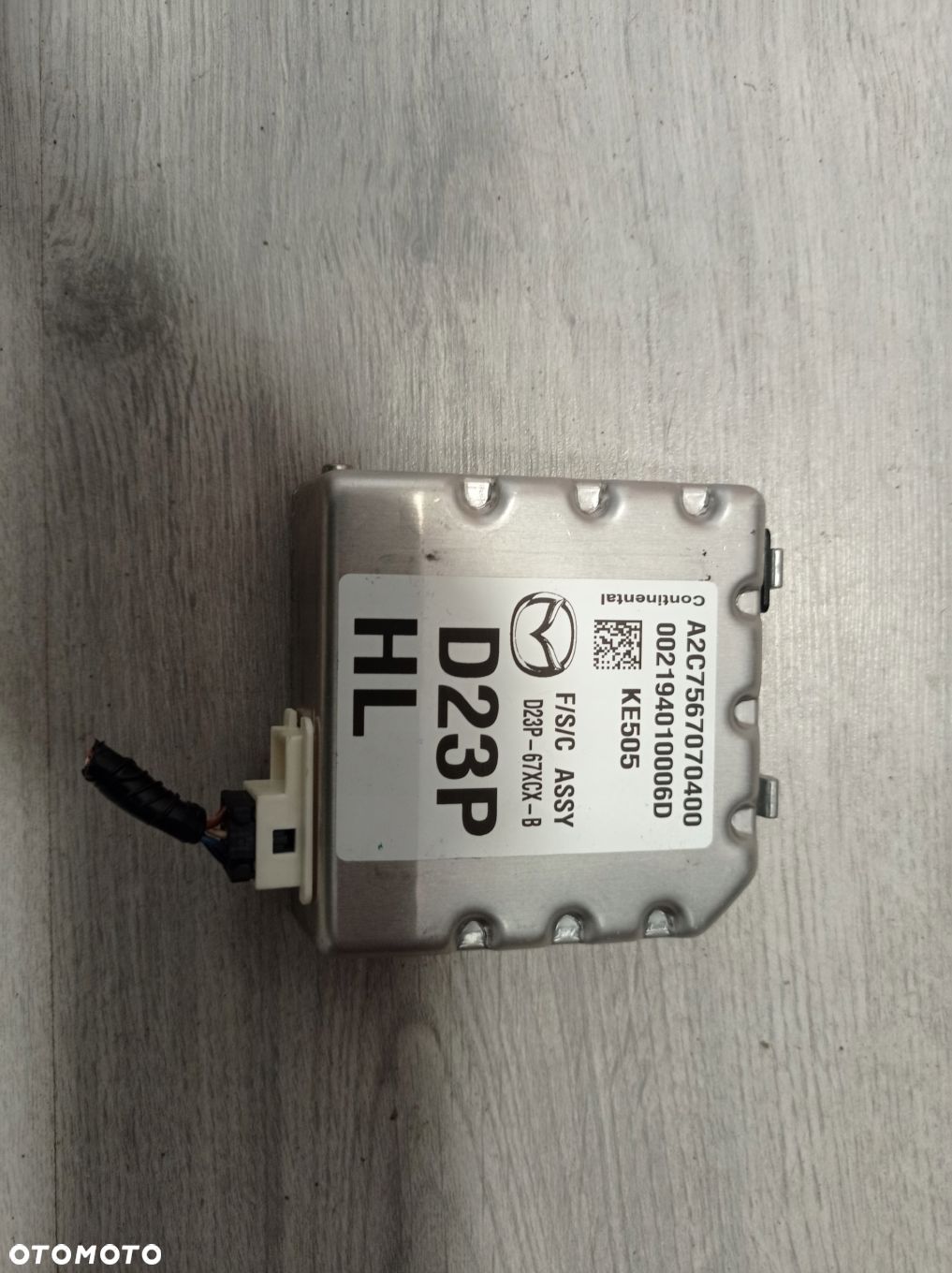MAZDA 2 DJ 14- MODUŁ SENSOR KAMERA D23P-67XCX-B - 1