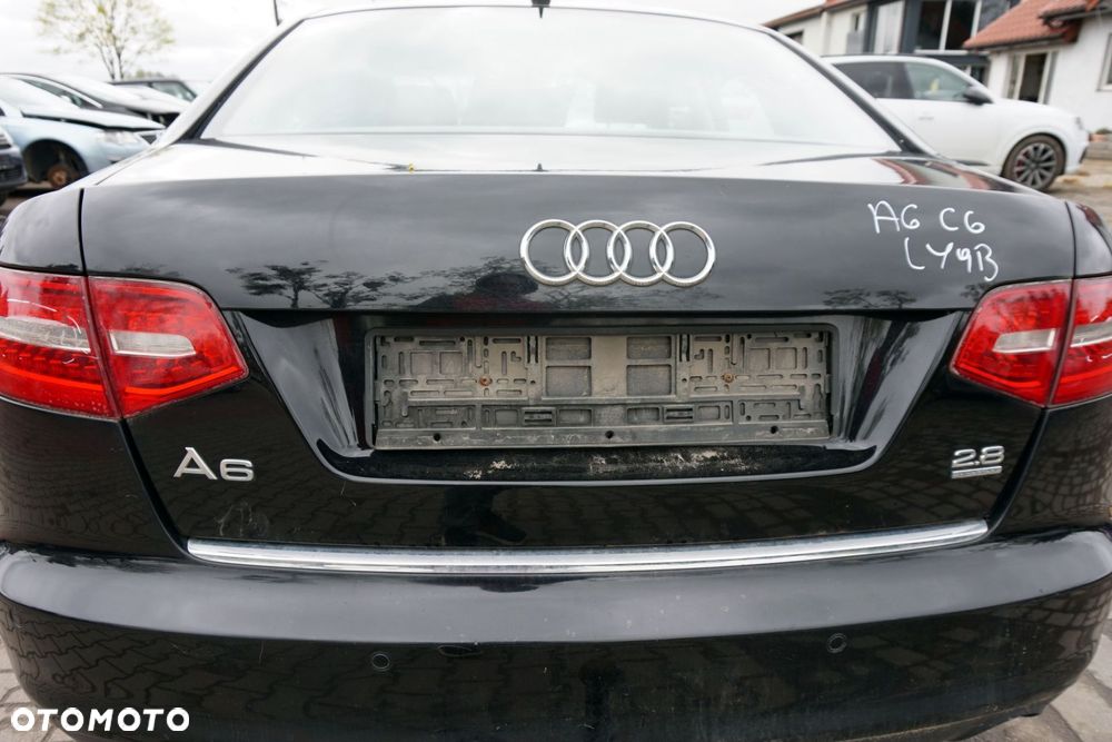 KLAPA BAGAŻNIKA TYLNA A6 C6 LIFT SEDAN LY9B  CZARNY AUDI 2008-2011 - 5
