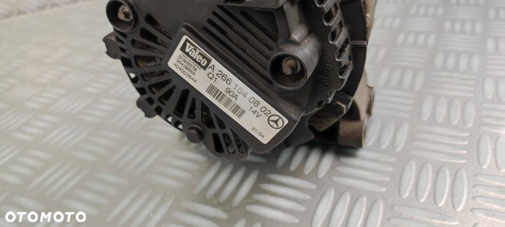 A2661540802 alternator VALEO 90a MERCEDES W169 W245 A B KLASA 1,5 B - 4