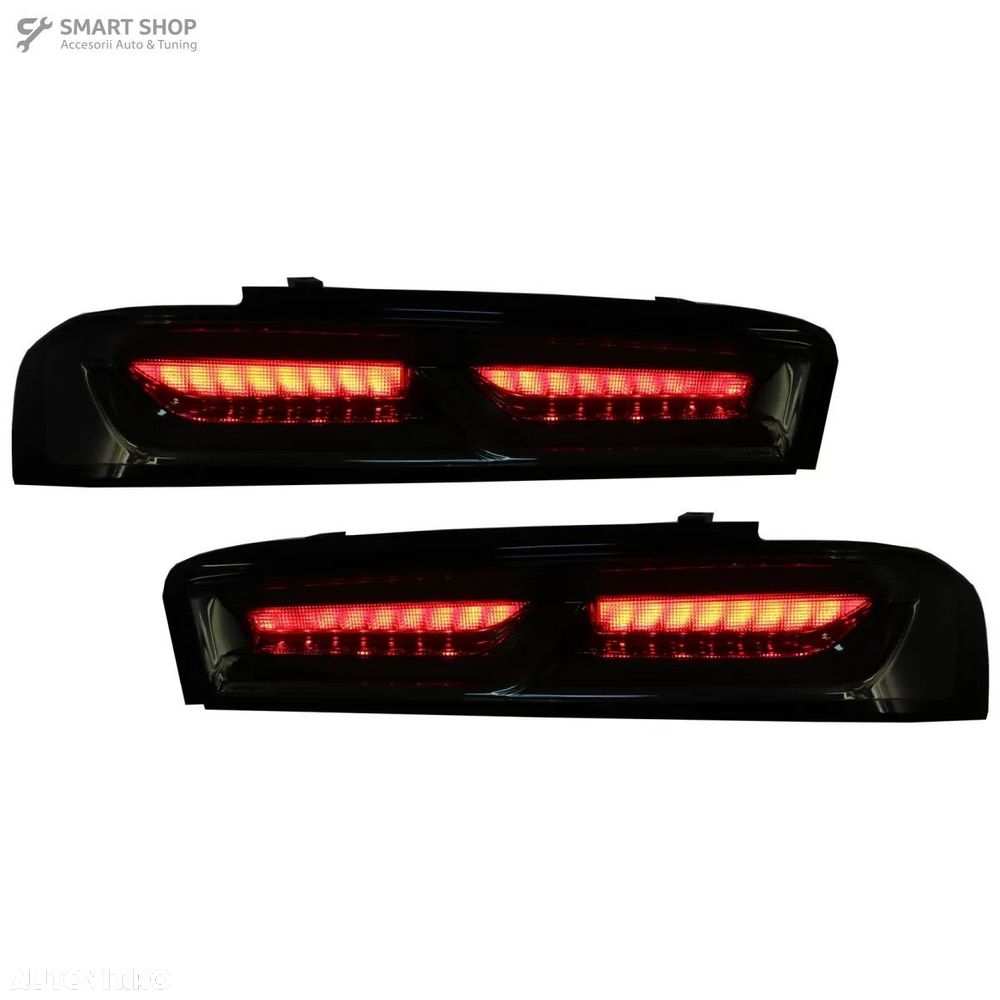 Stopuri FULL LED Chevrolet Camaro MK6 (05.2015-2018) Semnal Dinamic Se - 7
