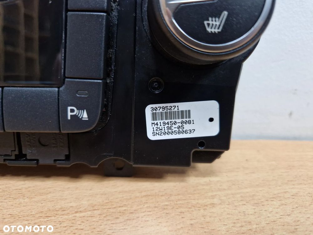 PANEL KLIMATYZACJI VOLVO V70II S80II S60I V60I  30795271 - 2