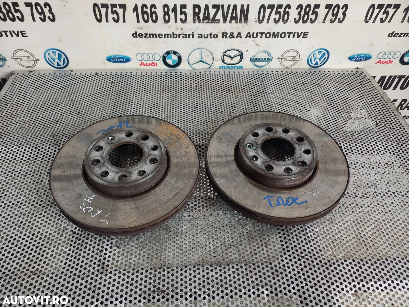 Set Discuri Frana Fata Vw T-Roc 1.0 Benzina Diametru 28 cm Stare Buna Dezmembrez Vw T-Roc - Dezmemb - 7