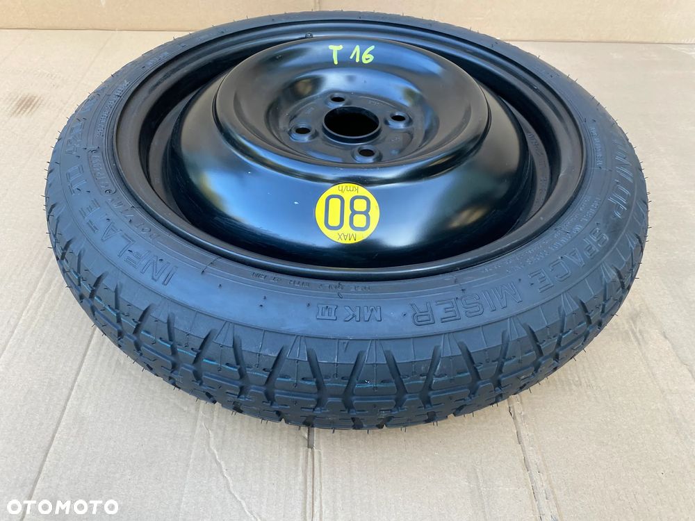 Koło dojazdowe dojazdówka TOYOTA AYGO X 125/70R16 ORYGINALNE wysyłka - 2