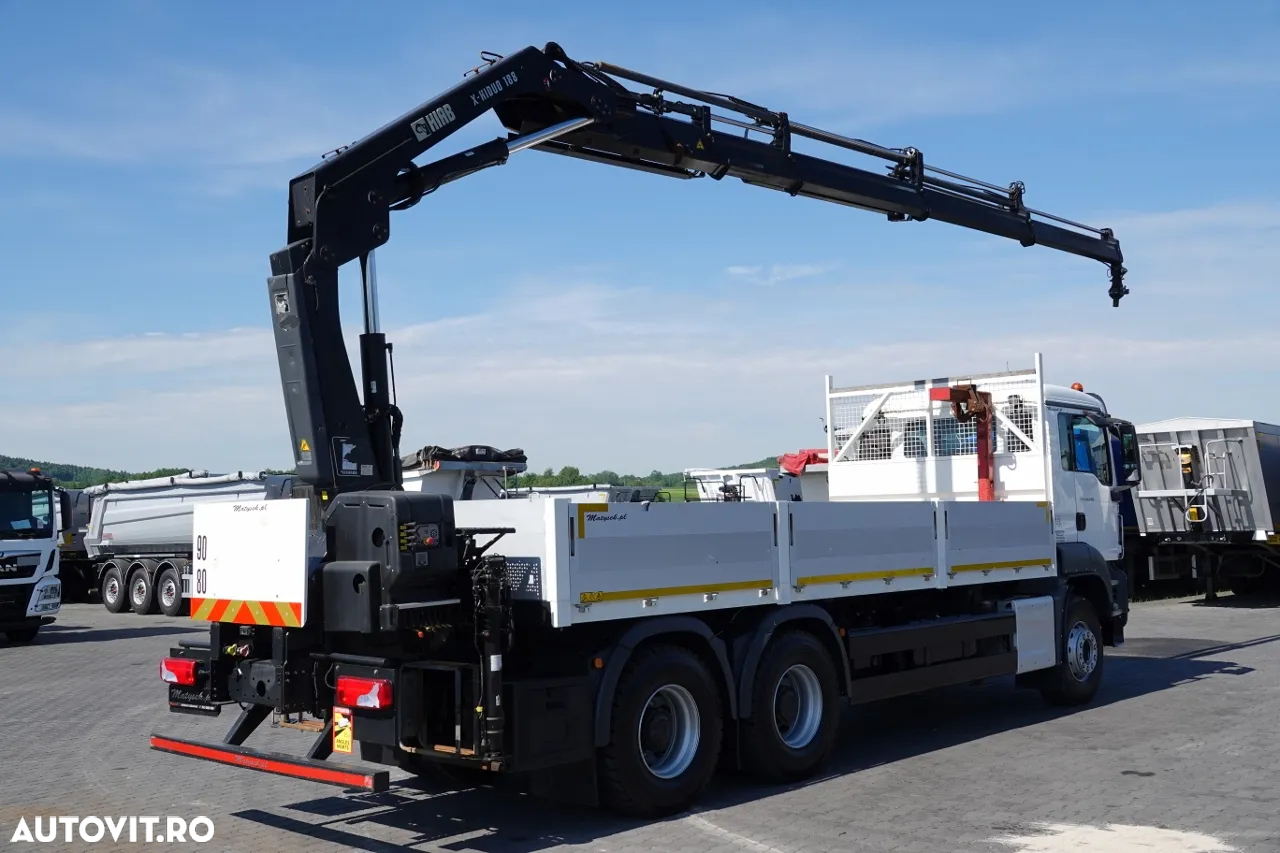 MAN TGS 26.400 / 6x4 / CUTIE - 6.5M / HDS HIAB 188 4xinaltime 13 metri / EURO 6 / 2016 /RADIO CONTROL / ROTATOR / - 3
