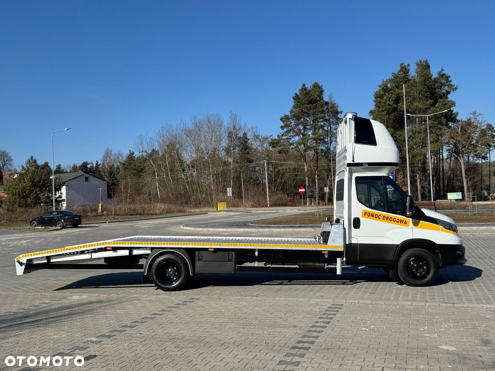 Iveco Daily 2022r ‼️72C18‼️3.0 NOWA Laweta Pomoc Drogowa Zarejestrowany jako Specjalny DMC 7200kg Salon Polska Niski Przebieg Autotransporter Sypialka - 5