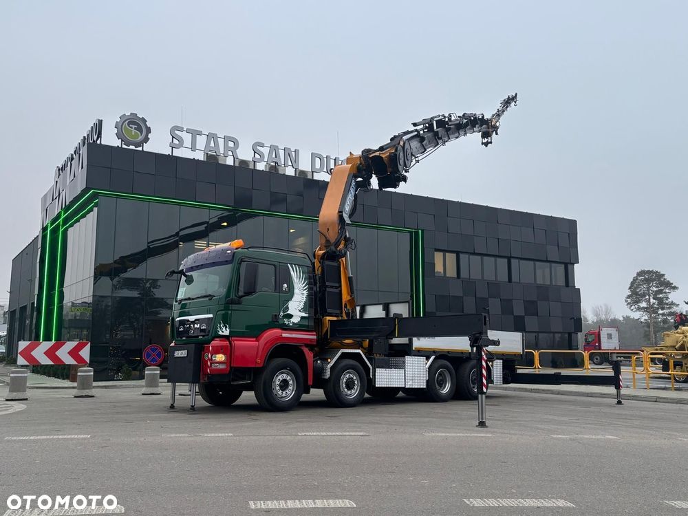 MAN TGS 35.440 8x6H EFFER 1355 Fly Jib Wciągarka HDS Żuraw - 4
