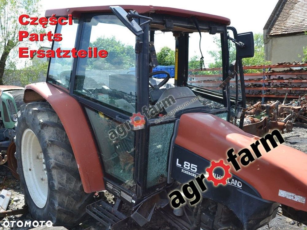 New Holland Fiat L85 części, skrzynia biegów, oś - 2