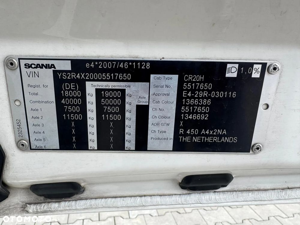 Scania R450/HYDRUALIKA/SERWIS/KLIMA STAC./FULL LED - 36