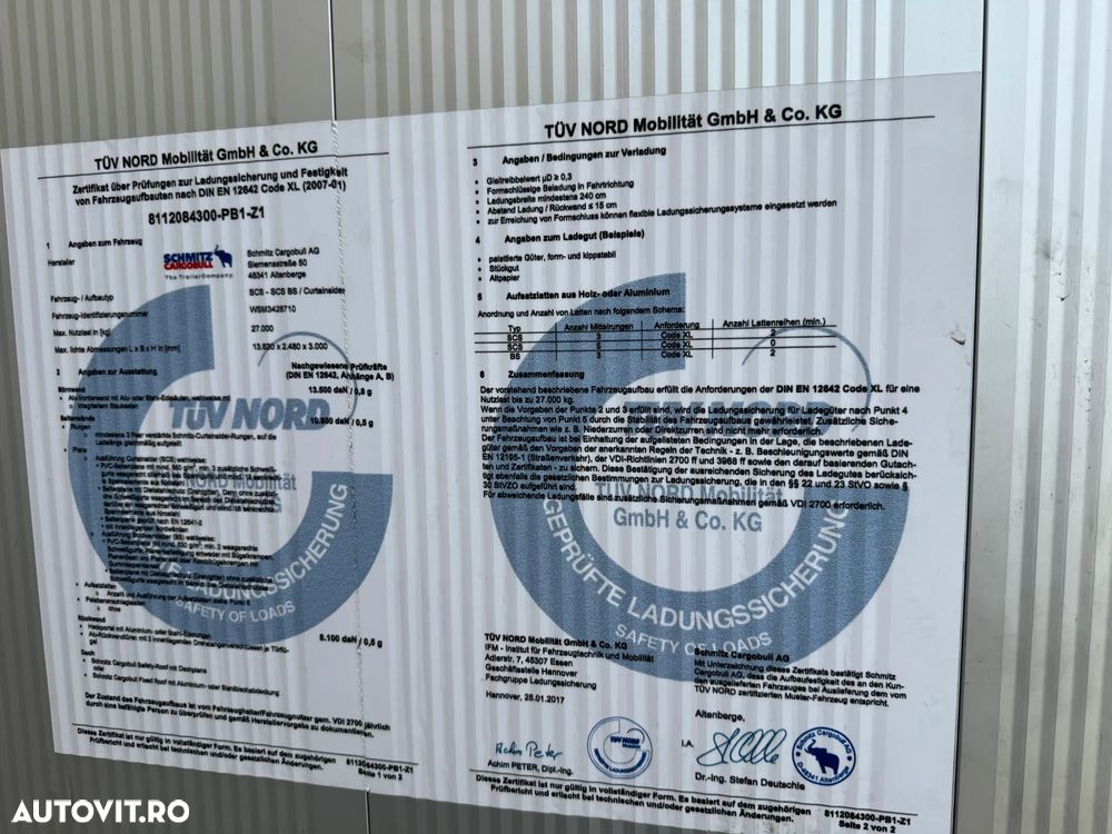 Schmitz Cargobull standard, scanduri aluminiu, XL, finanatare - 11