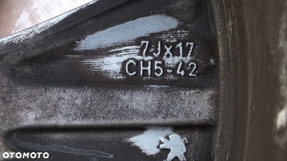 Felga aluminiowa 7X17 Peugeot 408 II  9844304380 - 6