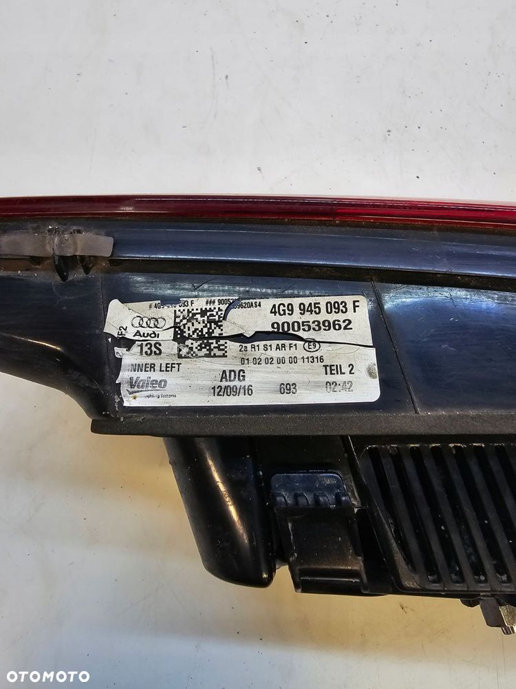 LAMPA LEWY TYŁ W KLAPĘ AUDI A6 C7 LIFT 4G9945093F MATRIX - 7