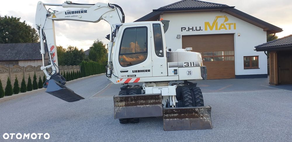 Liebherr 311 rok 2007 łyżka skarpowa hydr. + do kopania 2xpług klima oryginał - 29