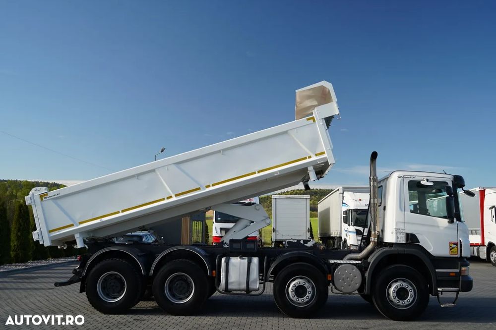 Scania P 380 / 8x4 / BASCULATOR / HIDRODOXY SIDE / BORDMATIC / IMPORTAT / SARCINĂ UTILĂ: 18.500 kg - 6