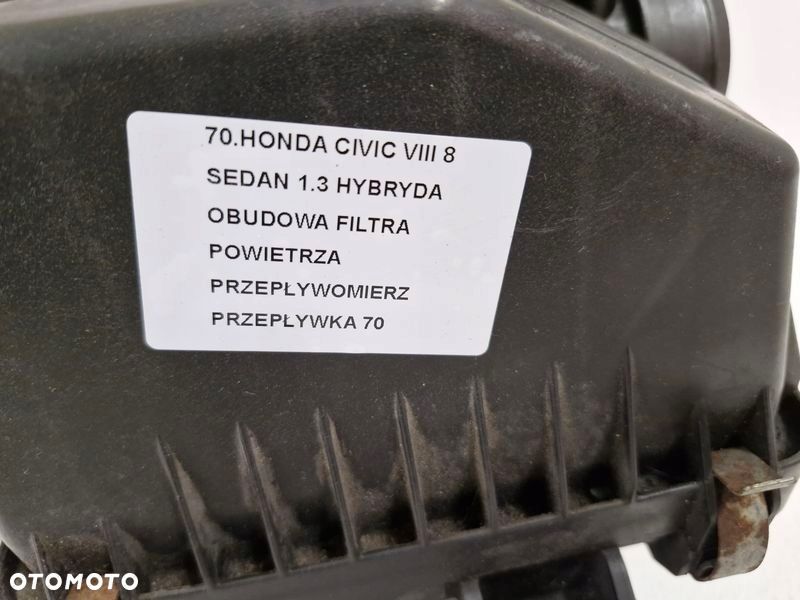 honda civic 8 viii 1.3 hybryda obudowa filtra powietrza przepływomierz - 7