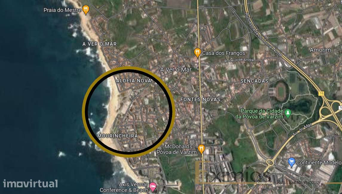 Dois lotes de terreno para construção, junto à praia de Aver-o-Mar - Grande imagem: 2/3