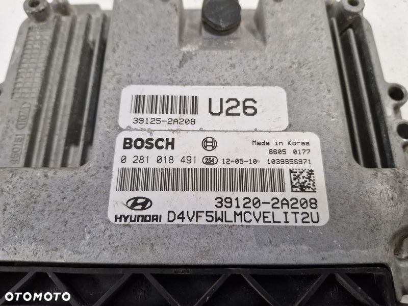 HYUNDAI I40 1.7 CRDI STEROWNIK KOMPUTER SILNIKA ECU 39120-2A208 - 2