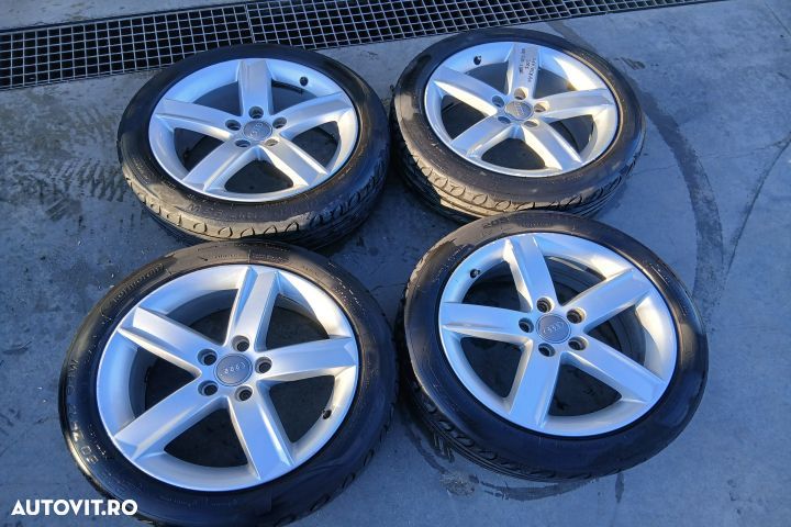 Jante aliaj cu anvelope 17 - set 8K0071497 7JX17H2 ET46 205/50 R17 8K - 2