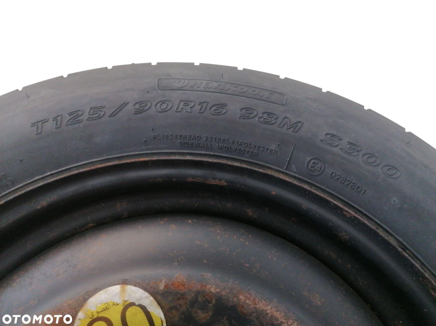 KOŁO ZAPASOWE DOJAZDOWE 125/90/R16 FORD MONDEO MK4 - 3