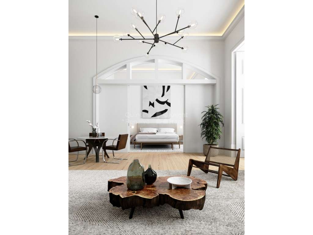 Apartamento T0 com vista rio, no coração do Chiado, Lisboa - Grande imagem: 2/12