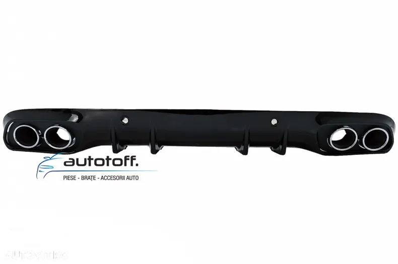 Bara fata si difuzor bara spate Mercedes C205 A205 C-Class (14-18) C63 Design - 6