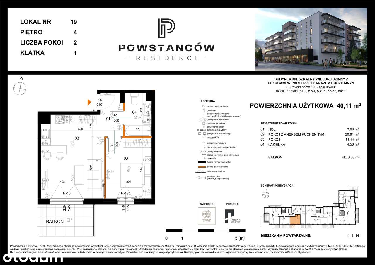 Mieszkanie w nowej inwestycji - centrum Ząbek – M19
