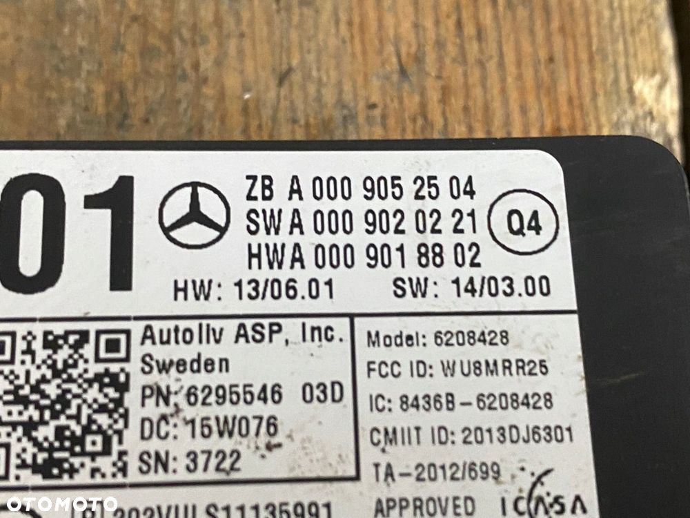 MERCEDES w 246 cla 166 radar modul a 0009052504 - 2