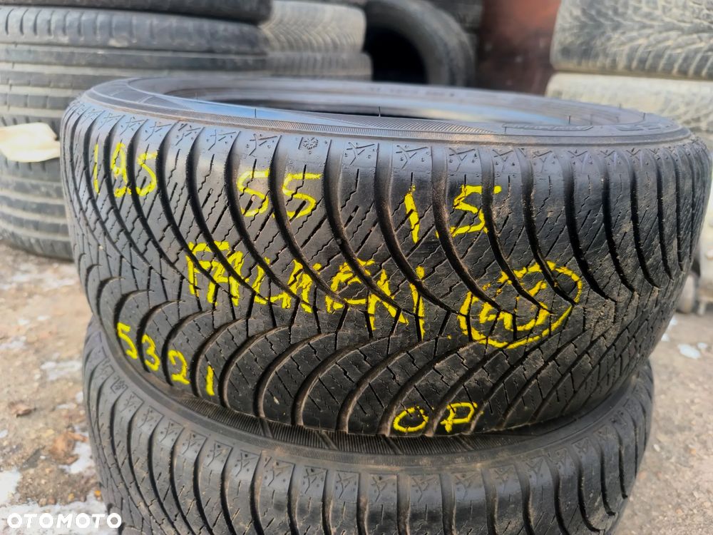 195/55R15 85H Opony Całoroczne Wielosezonowe FALKEN EUROALL SEASON AS210 5,5mm Legnica ALU-RAD 21r. 195/55 - 2