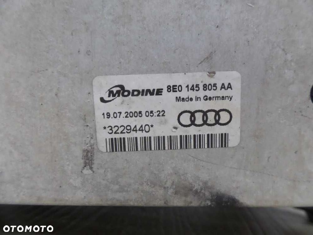 AUDI A4 B7 TFSI CHLODNICA INTERCOOLER 8E0145805AA LEWY 04-07 - 5