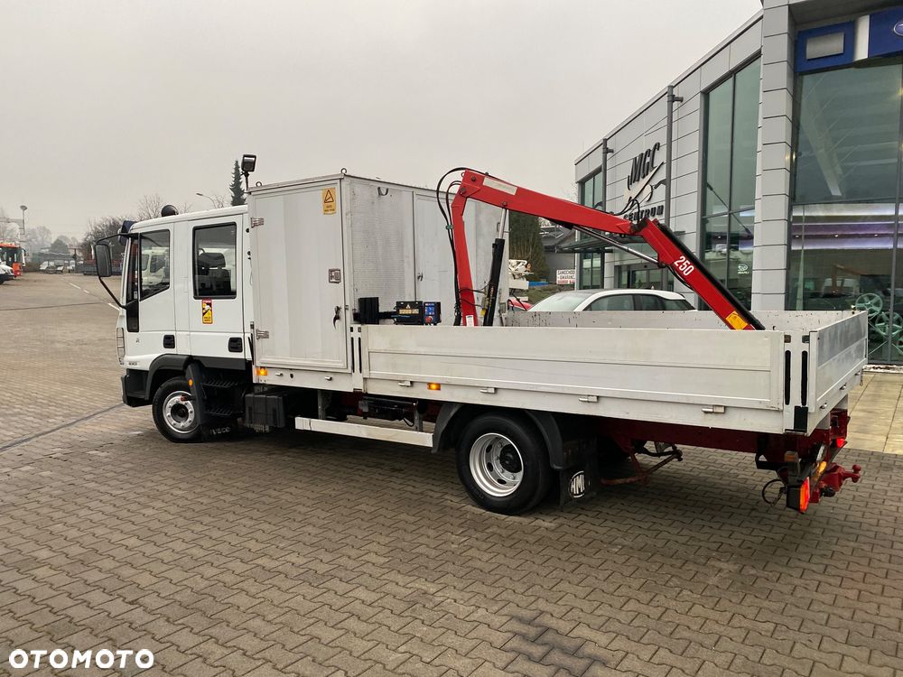 Iveco Eurocargo ML 80 E17 / DOKA / HDS  SKRZYNIA / BRYGADÓWKA / BDB STAN! - 10