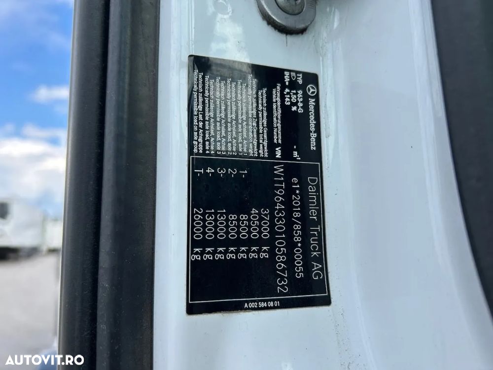 Mercedes-Benz Arocs 3743, Liebherr 9mc, Factura externa - 26