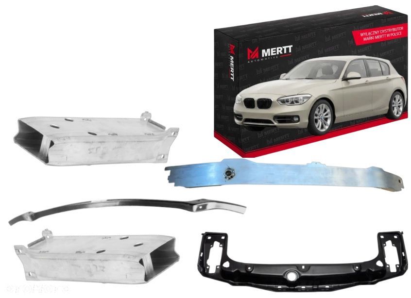 ZESTAW BMW 1 F20 2 F22 BELKA D+G WZMOCNIENIE CZOŁOWE STREFA ZGNIOTU P+L - 1