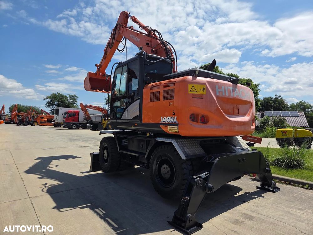 Hitachi ZX140W-6, 2019, 5.549h, 17.1t, cupa NOUA 1,3m latime, LAMA+CALE, consum mediu 8,3l/h, revizii efectuate, Ad sapare 6m, ridica 7t, avertizare antirasturnare, inst picon si inst rotire pe brate, STARE FOARTE BUNA, posibil leasing,PROMOTIE 89.900Eur+Tva - 4