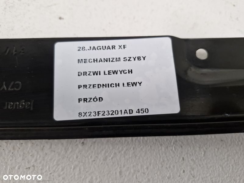 jaguar xf 1 i x250 mechanizm podnośnik szyby lewy przód przedni silniczek - 2