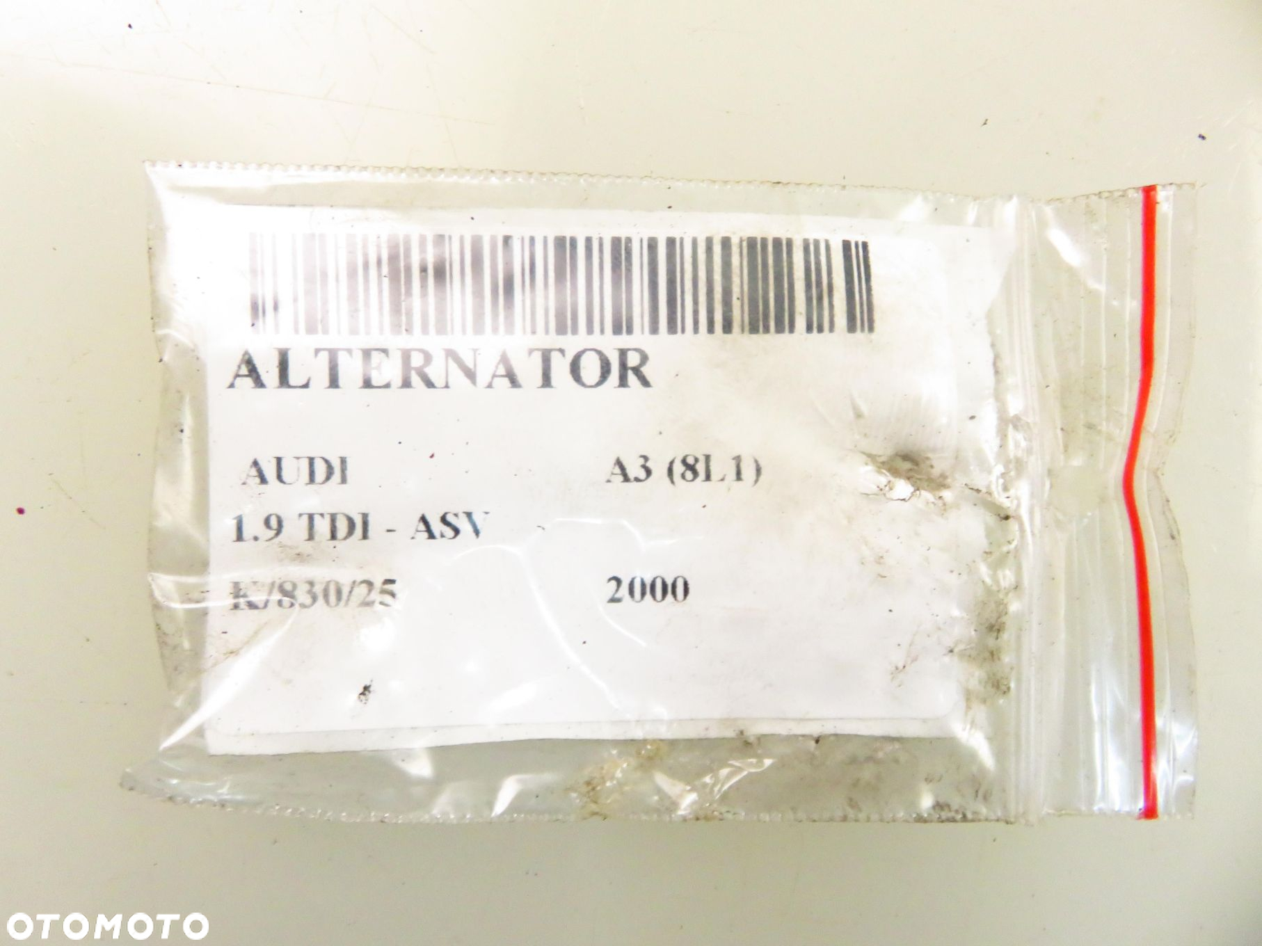 ALTERNATOR AUDI A3 1.9 TDI 120A 06F903023F 0124525091 - 2