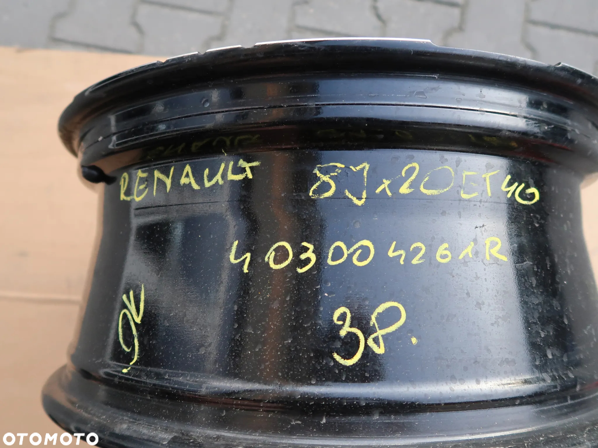 38 Felga Aluminiowa Renault 403004261R 20" - 7