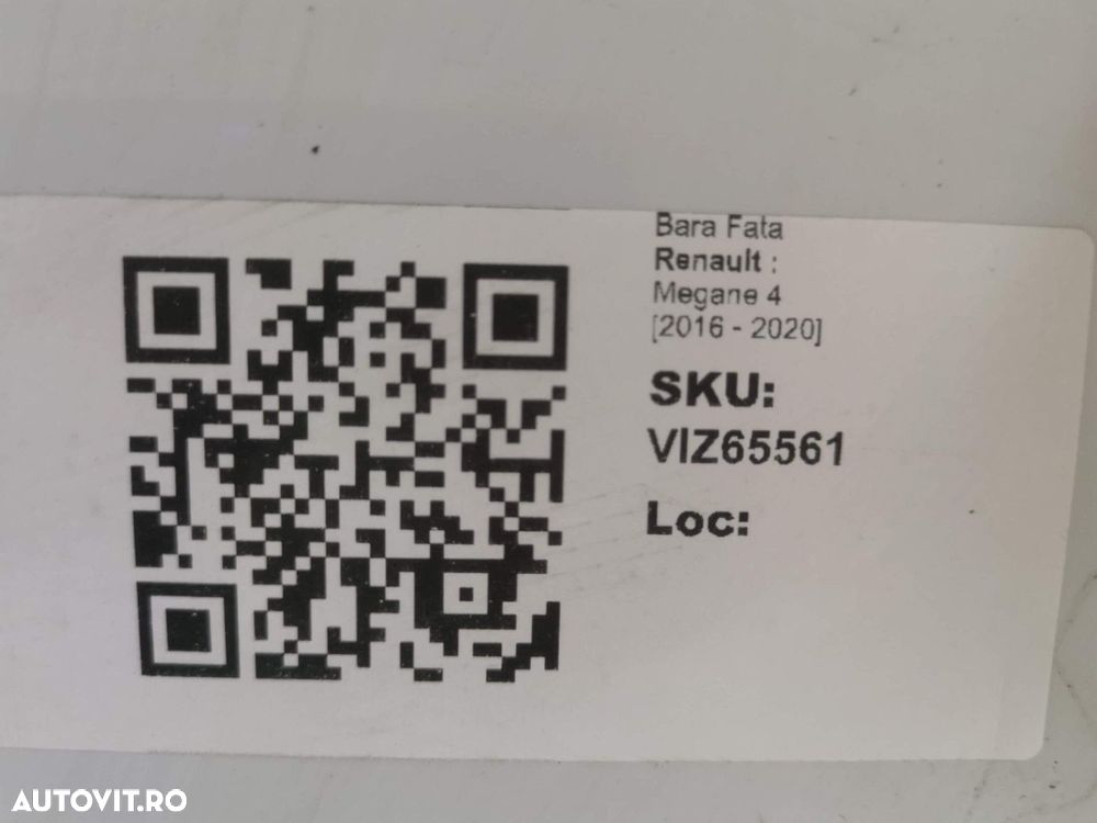 Bara Fata Renault  Megane 4 2016 2017 2018 2019 2020 Originala In Star - 8
