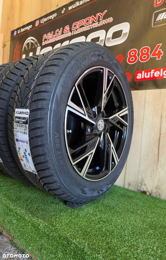 Koła zimowe MG ZS,HS 17x5x112 - Kumho WinterCraft Wp52+ 215/55/R17 + TPMS - 7