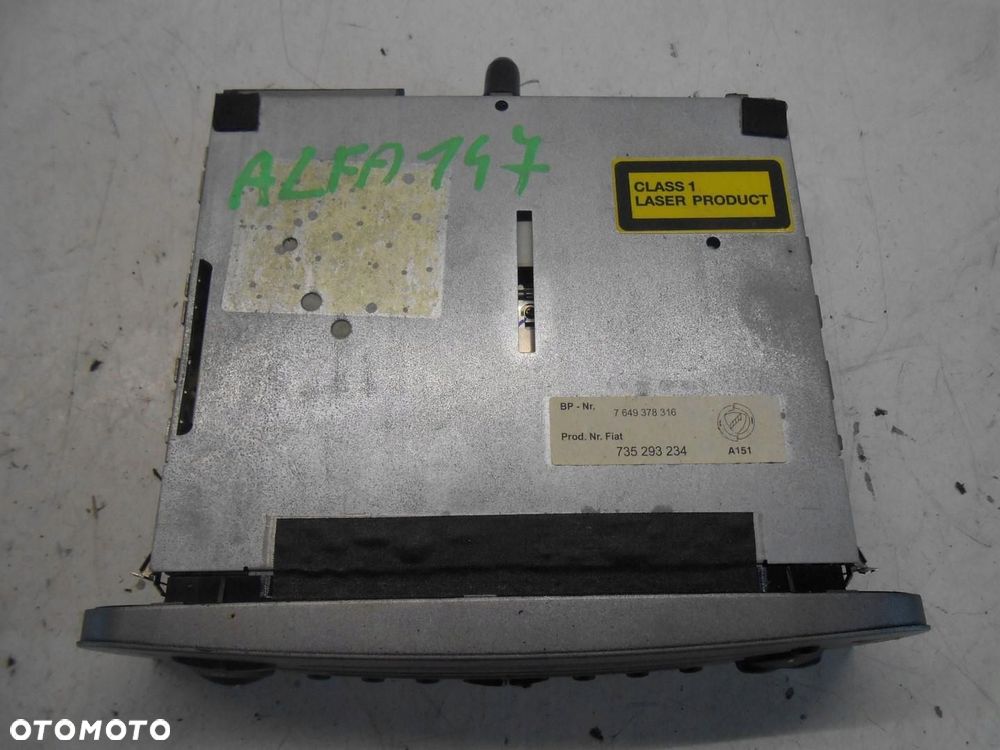 radio cd alfa romeo 147 7649378316 735293234 # - 2