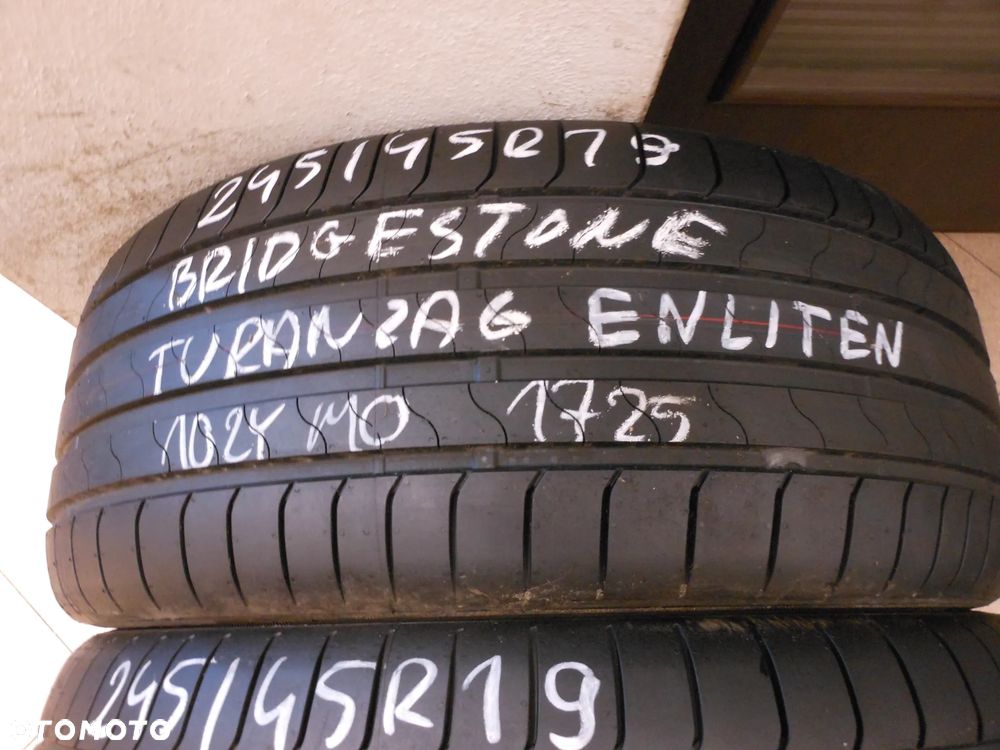 Opony 245/45r19 bridgestone turanza 6 enliten nowe demo - 2