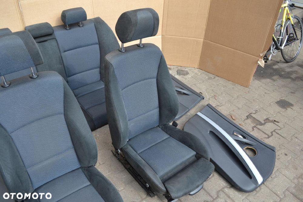 BMW E90 FOTELE KANAPA OPARCIE BOCZKI ALCANTARA SPORTSIZE MPAKIET KOMPLET - 3