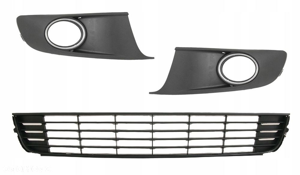 Kratka doł Atrapa Grill VW TOURAN 1t3 II 2 2010-15 - 1