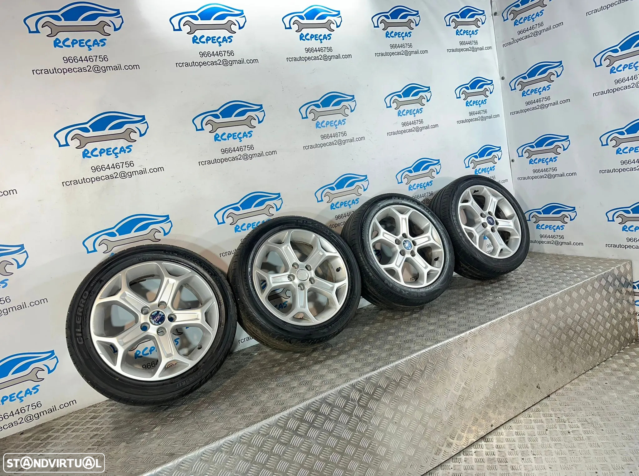 .Conjunto Jantes 17 Originais Ford 7S7J-1007-AA 5x108 7.5J ET55 - 3
