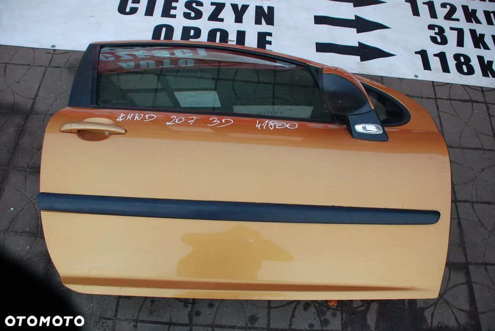 peugeot 207 drzwi 3D kolor KHWD nr 41800 WYSYŁKA - 2