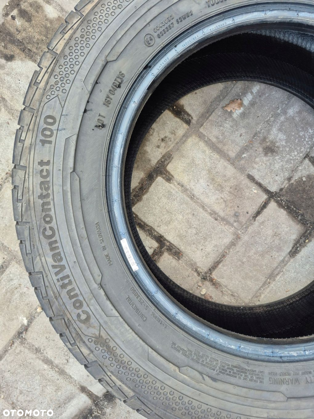 CONTINENTAL CONTIVANCONTACT 100 215/65R16C 109/107T 22R 2X - 6