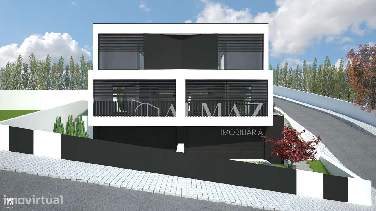 Moradia Geminada T3 Nova em Moreira de Cónegos, Guimarães - Grande imagem: 3/11