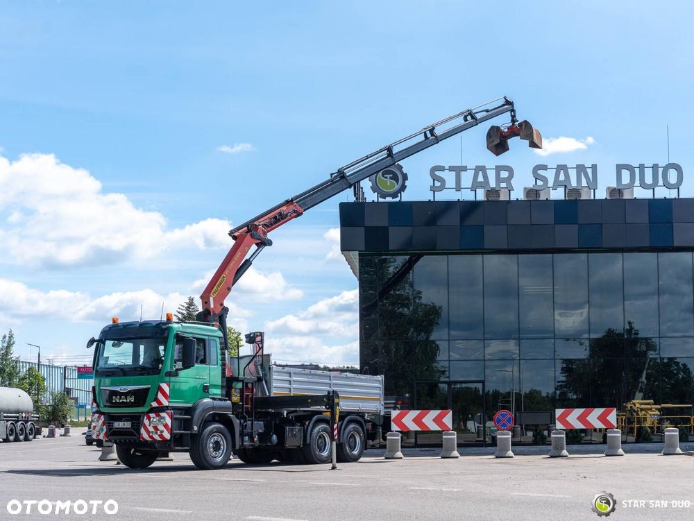 MAN TGS 33.480 6x4 PALFINGER PK 22002 HDS Żuraw Wywrotka Łyżka - 7